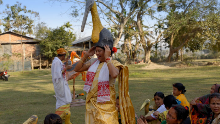 Purnima Devi Barman raised awareness for hargila by organizing community events and putting women at the center of the movement.