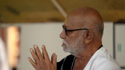 Morari Bapu is a spiritual leader and advocate for whale shark conservation.