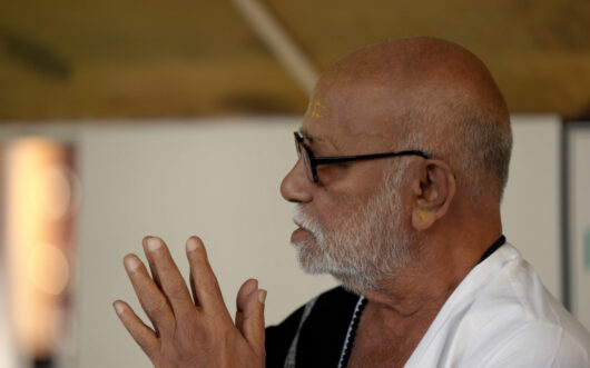 Morari Bapu is a spiritual leader and advocate for whale shark conservation.