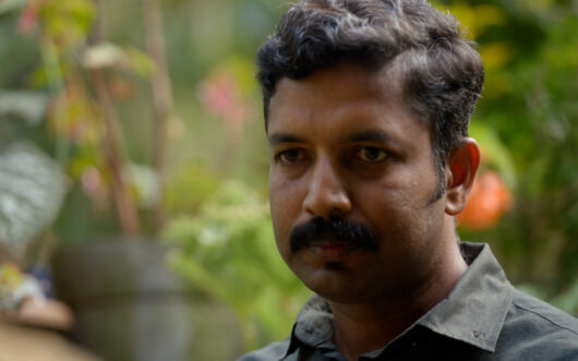 Shajan MA, who works for the Wildlife Trust of India reducing human-elephant conflict.