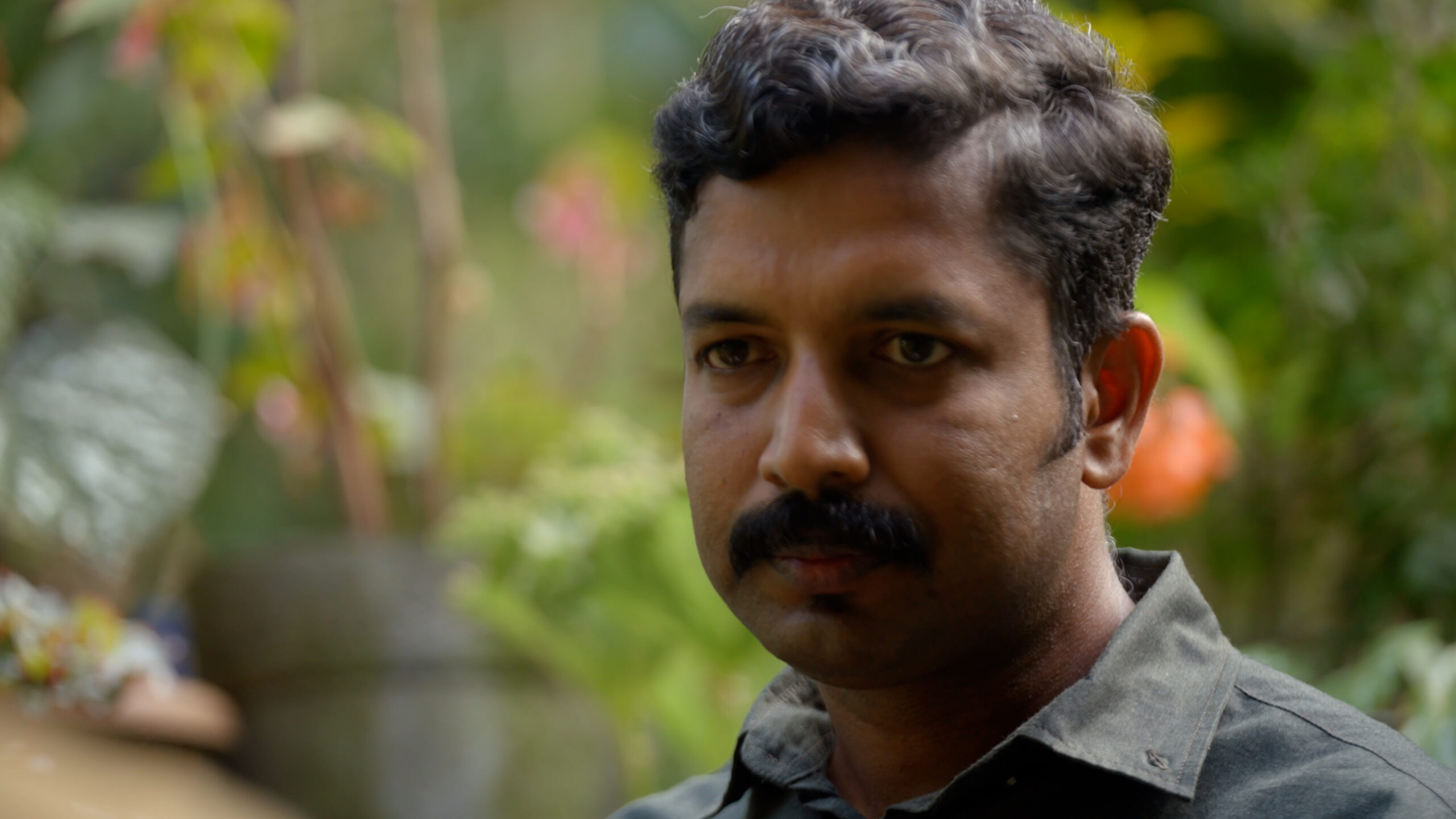 Shajan MA, who works for the Wildlife Trust of India reducing human-elephant conflict.