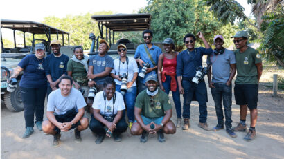 African Science Film Fellows at Gorongosa National Park